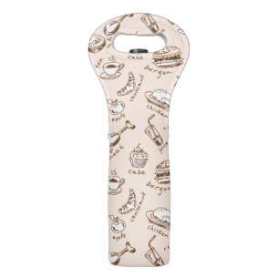 Pattern With Food Wine Bag