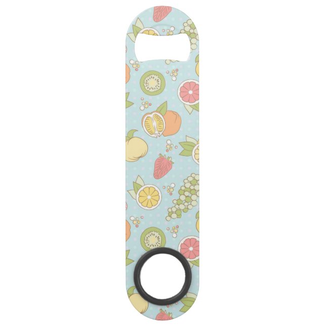 Pattern With Fruits And Berries Bar Key (Front)