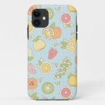 Pattern With Fruits And Berries iPhone 11 Case