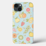 Pattern With Fruits And Berries iPhone 13 Case