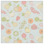 Pattern With Fruits And Berries Fabric