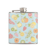 Pattern With Fruits And Berries Flask
