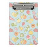 Pattern With Fruits And Berries Mini Clipboard