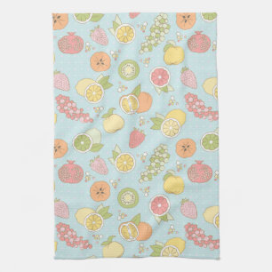 Pattern With Fruits And Berries Towel