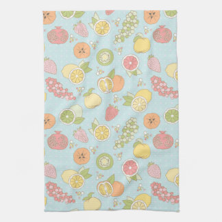 Pattern With Fruits And Berries Towel