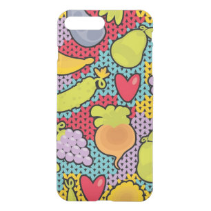 Pattern with fruits and vegetables iPhone 8 plus/7 plus case