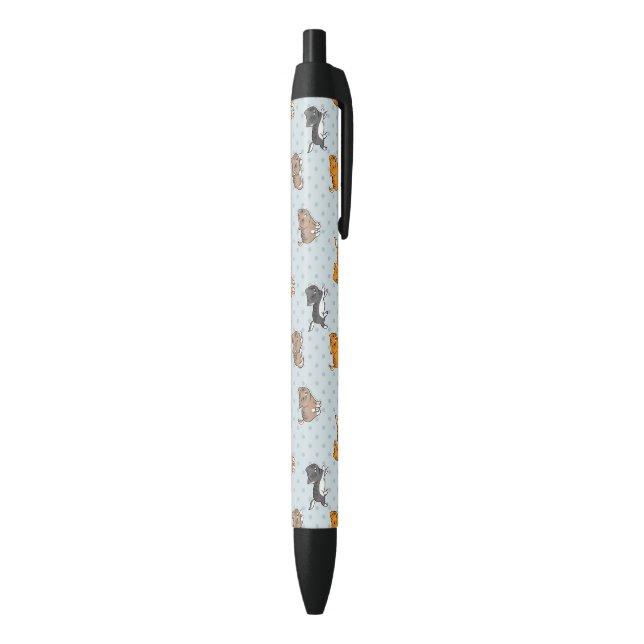 pattern with funny cats pen (Bottom (Vertical))