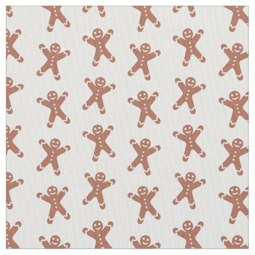 Pattern With Gingerbread Man Fabric