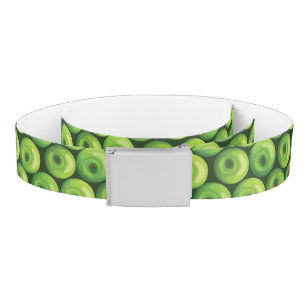 Pattern with Green Apples Belt