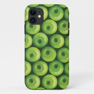 Pattern with Green Apples iPhone 11 Case
