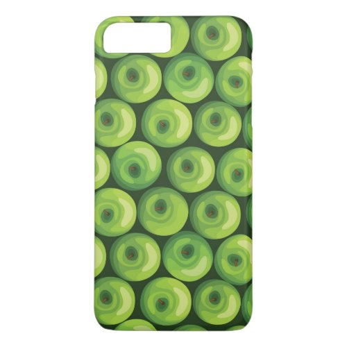 Pattern with Green Apples iPhone 8 Plus7 Plus Case