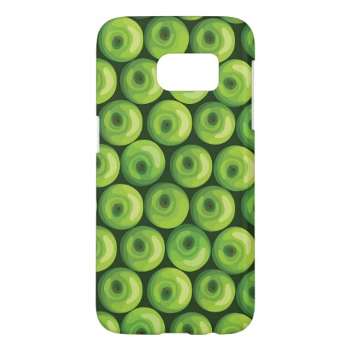 Pattern with Green Apples Samsung Galaxy S7 Case