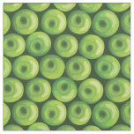 Pattern with Green Apples Fabric