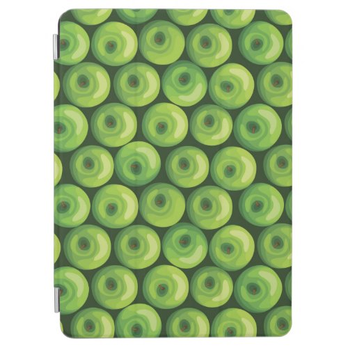 Pattern with Green Apples iPad Air Cover