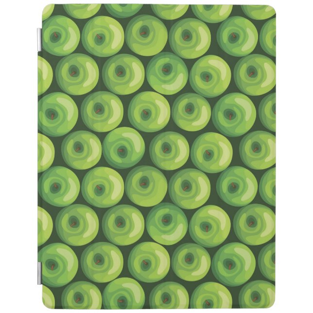 Pattern with Green Apples iPad Air Cover (Front)