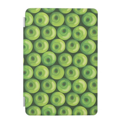 Pattern with Green Apples iPad Mini Cover