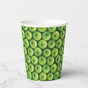 Pattern with Green Apples Paper Cups