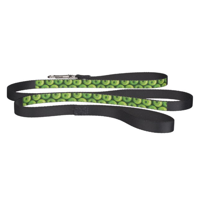 Pattern with Green Apples Pet Leash (Full)