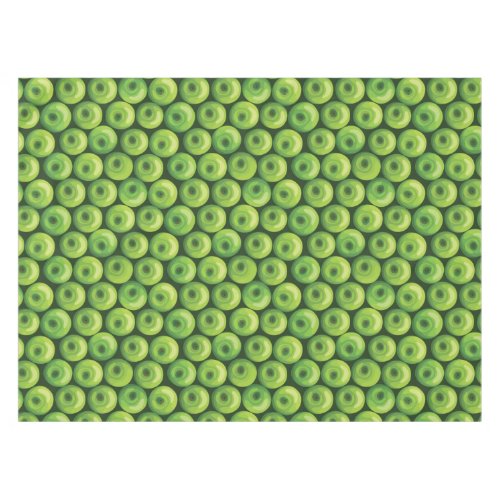 Pattern with Green Apples Tablecloth