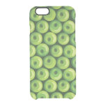 Pattern with Green Apples Clear iPhone 6/6S Case