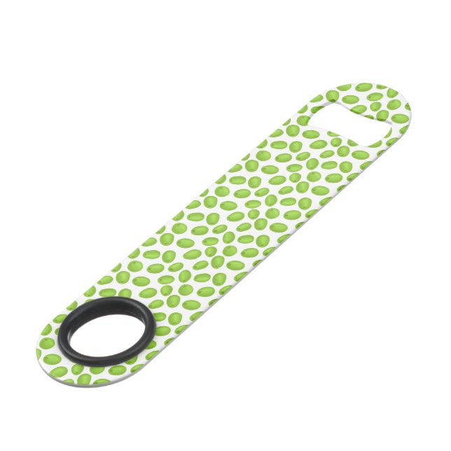 Pattern with  green olives bar key (Front Angled)