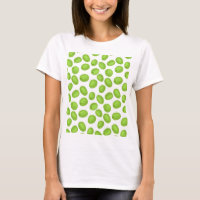 Pattern with green olives