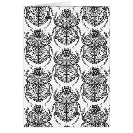 Pattern With Hand Doodle Cards (Front)