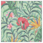 Pattern with hibiscus fabric