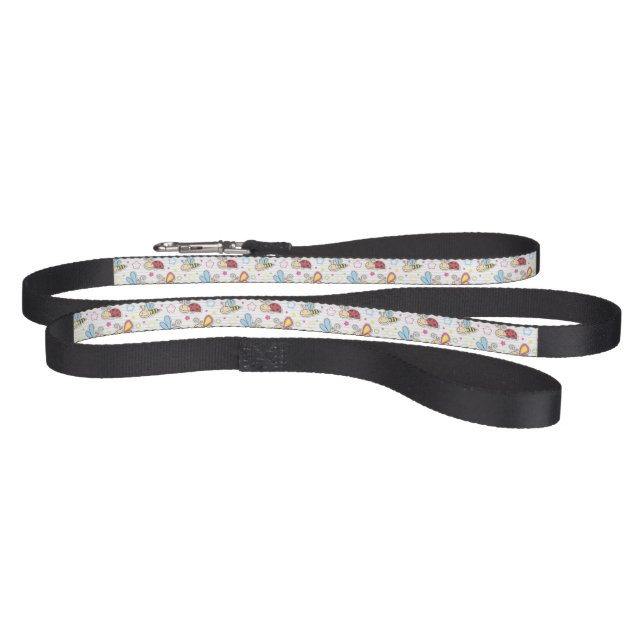 pattern with insects pet leash (Full)