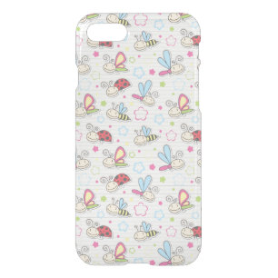 pattern with insects iPhone SE/8/7 case