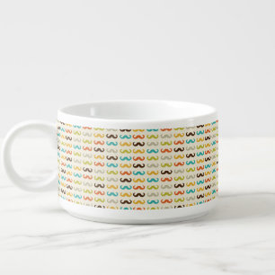 Pattern with mustache bowl