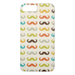 Pattern with mustache iPhone 8 plus/7 plus case