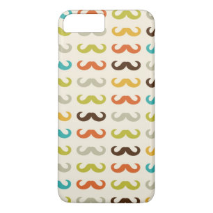 Pattern with mustache iPhone 8 plus/7 plus case