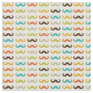 Pattern with mustache fabric