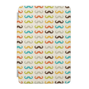 Pattern with mustache iPad mini cover