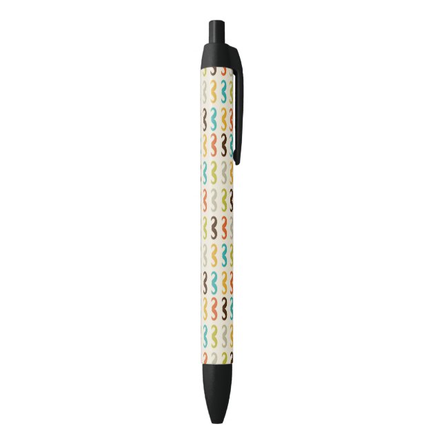 Pattern with mustache pen (Bottom (Vertical))