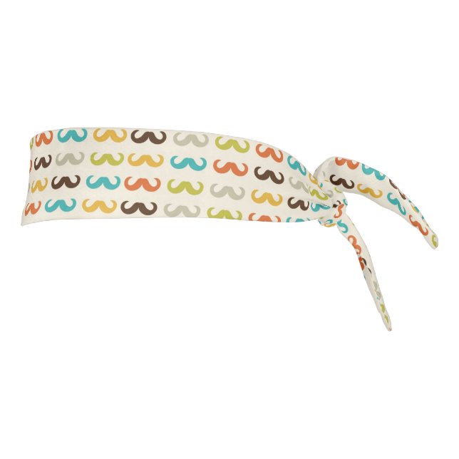 Pattern with mustache tie headband (Rotate 90)