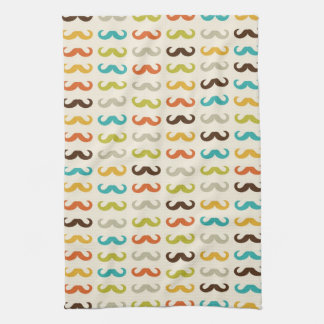 Pattern with mustache towel
