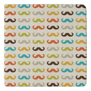 Pattern with mustache trivet