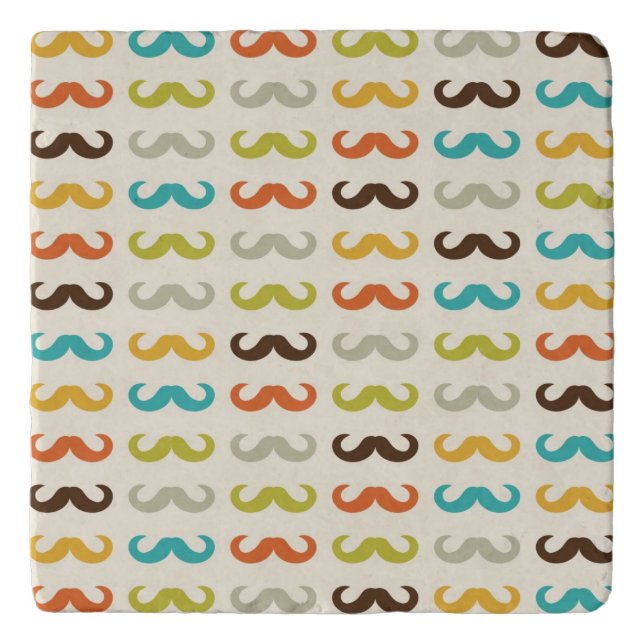 Pattern with mustache trivet (Front)