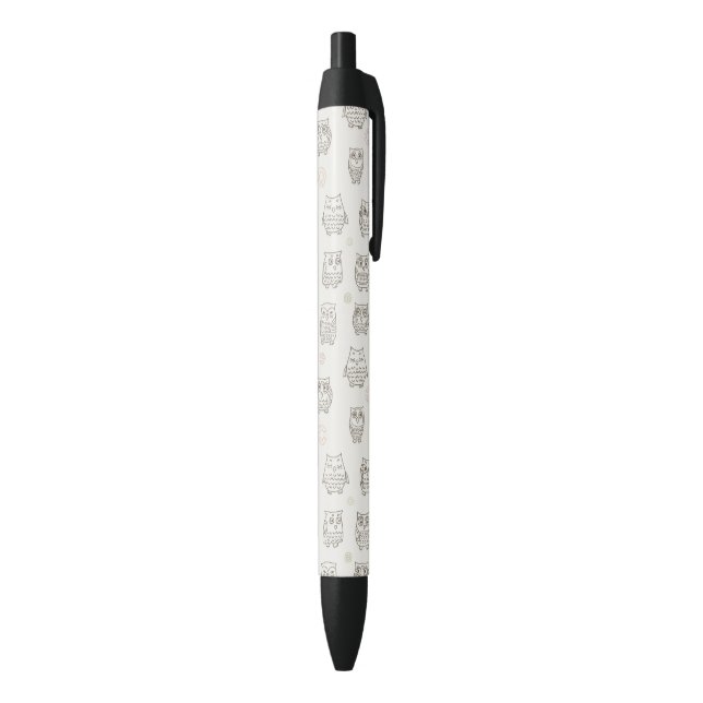 Pattern with owls pen (Bottom (Vertical))