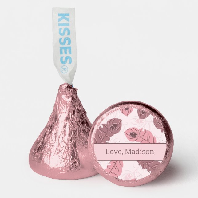 pattern with peacock feathers hershey®'s kisses® (Front)