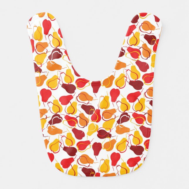 Pattern with pears bib (Front)