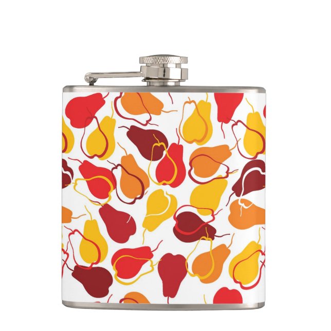 Pattern with pears flask (Front)