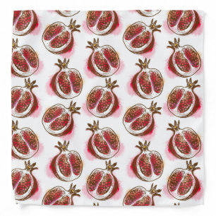 Pattern with pomegranate bandana
