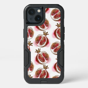 Pattern with pomegranate iPhone 13 case