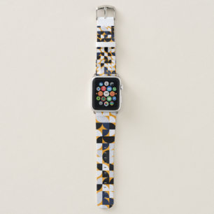 Pattern with random colored triangles Generative A Apple Watch Band