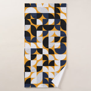 Pattern with random colored triangles Generative A Bath Towel