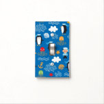 pattern with sea theme light switch cover