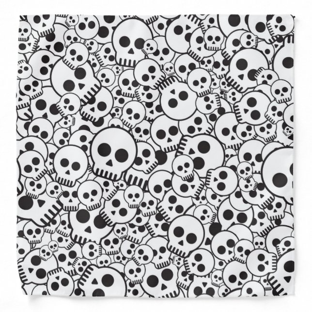 Pattern with skulls bandana (Front)